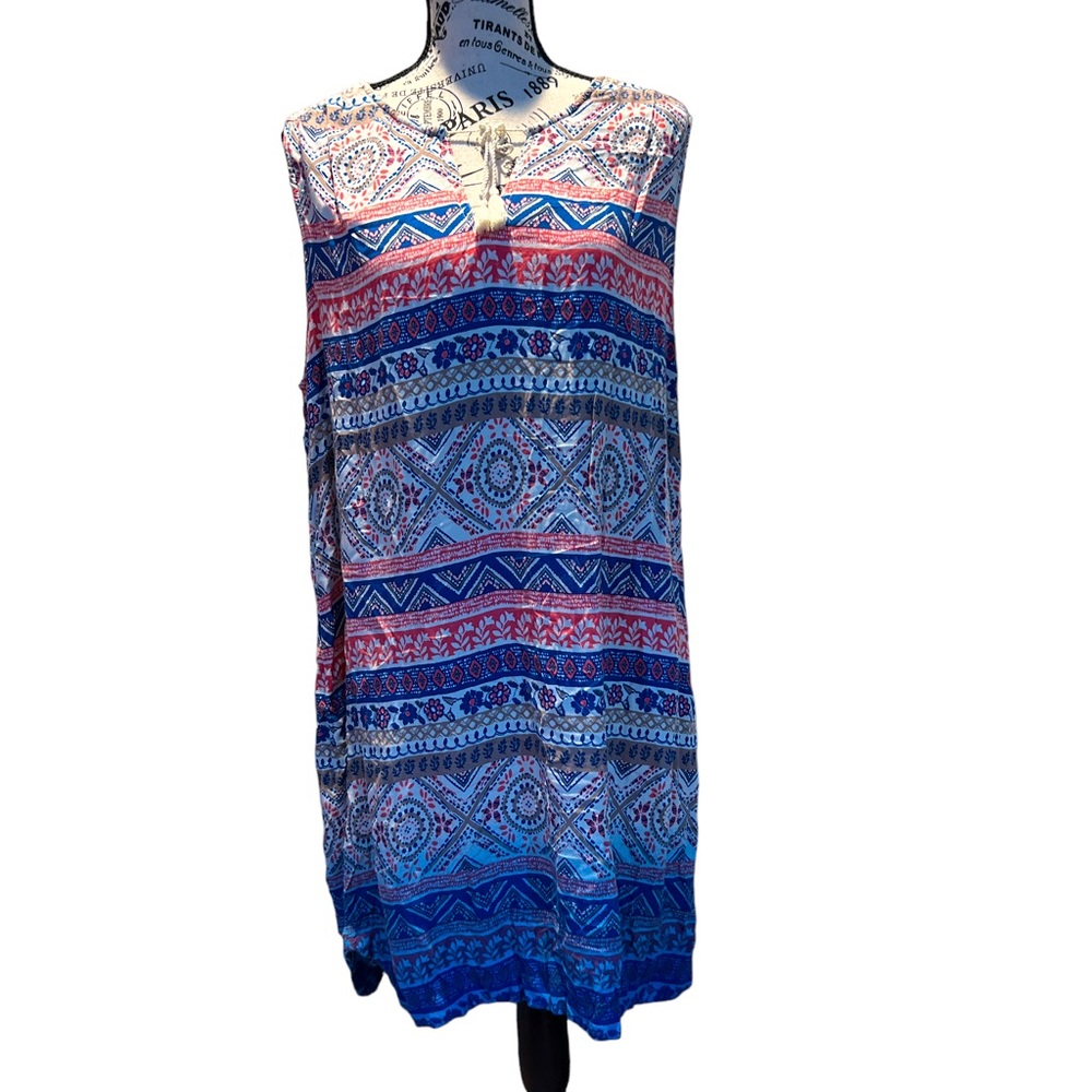 Beachlunchlounge boho sleeveless dress Sz XXL